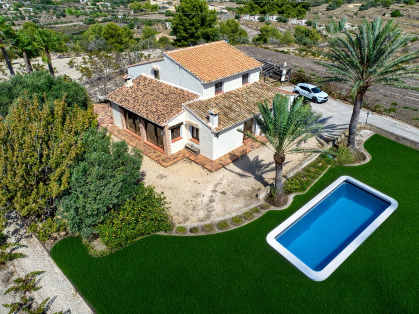Charming Finca for Sale in Benissa Countryside with Sea Views and Flat Plot