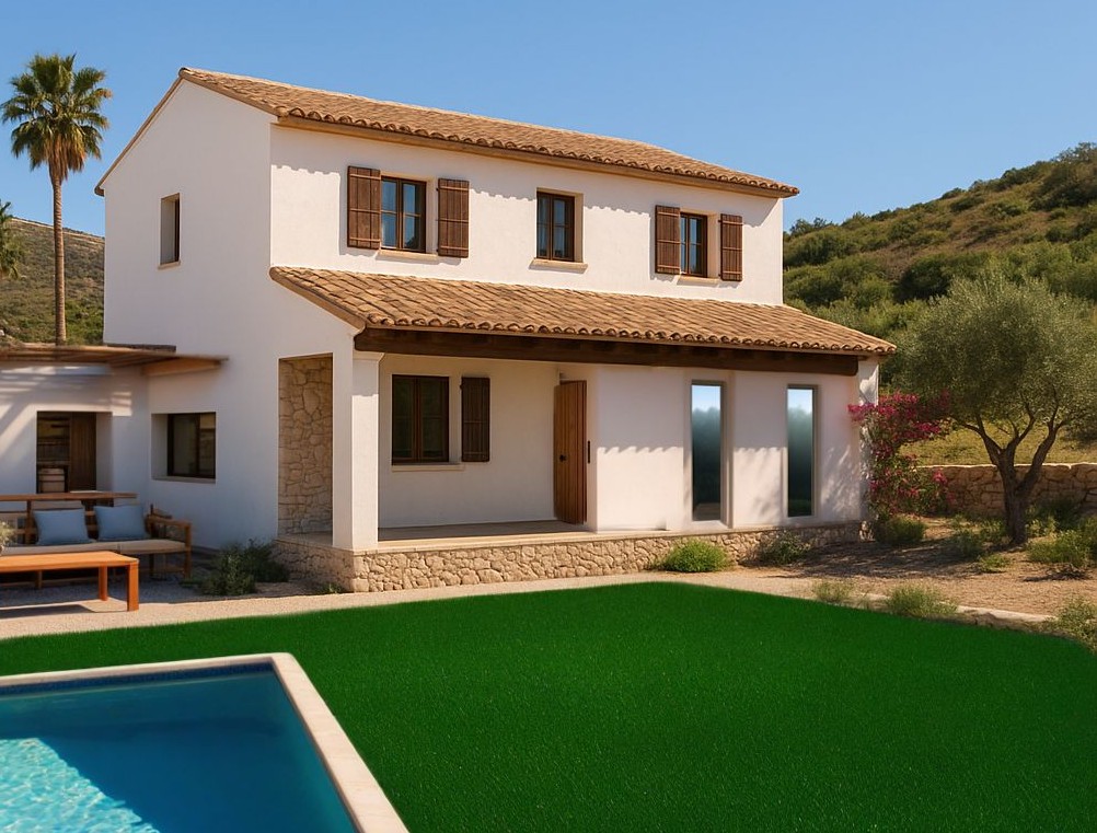 Countryside Attached Property with Reform Project, Pool, and Licence – Moraira