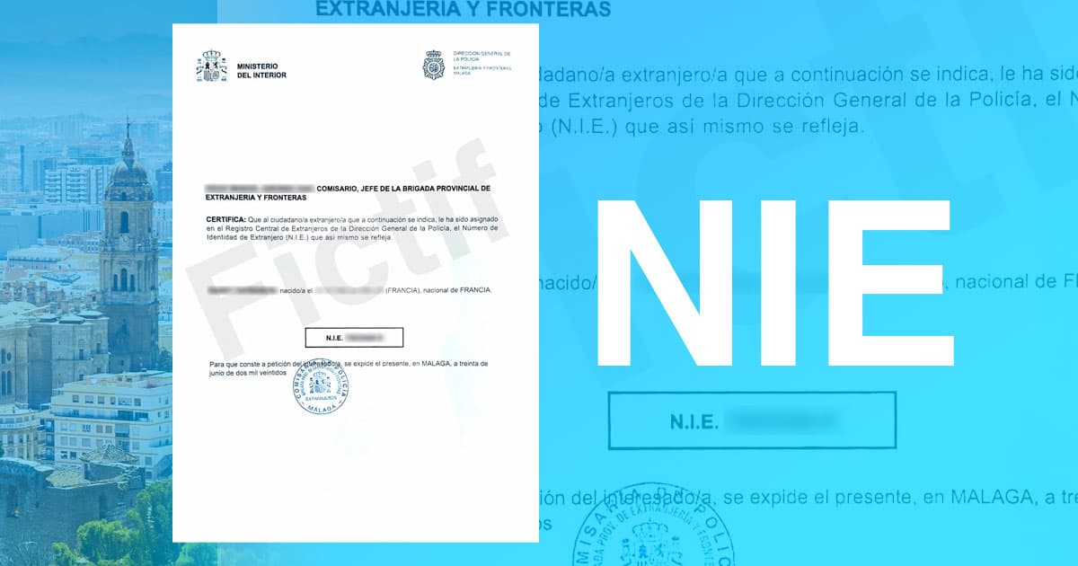 N.I.E. (Número de Identificación de Extranjero)