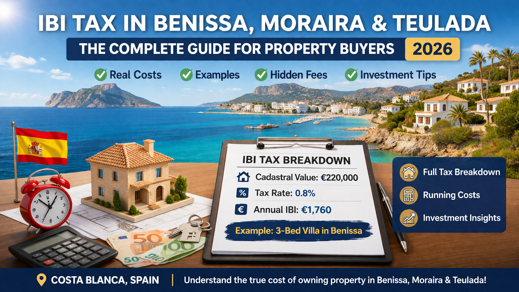 IBI en Benissa, Moraira y Teulada: Guía Completa para Propietarios (2026)