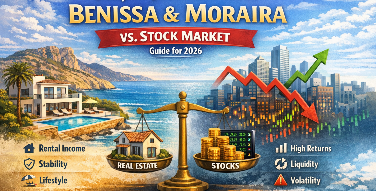 Инвестиции в недвижимость в Benissa и Moraira vs фондовый рынок (Гид 2026)
