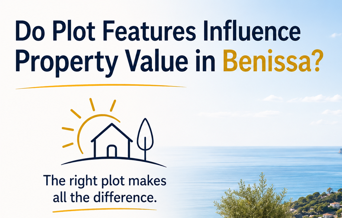 Do Plot Characteristics Affect Property Value in Benissa?