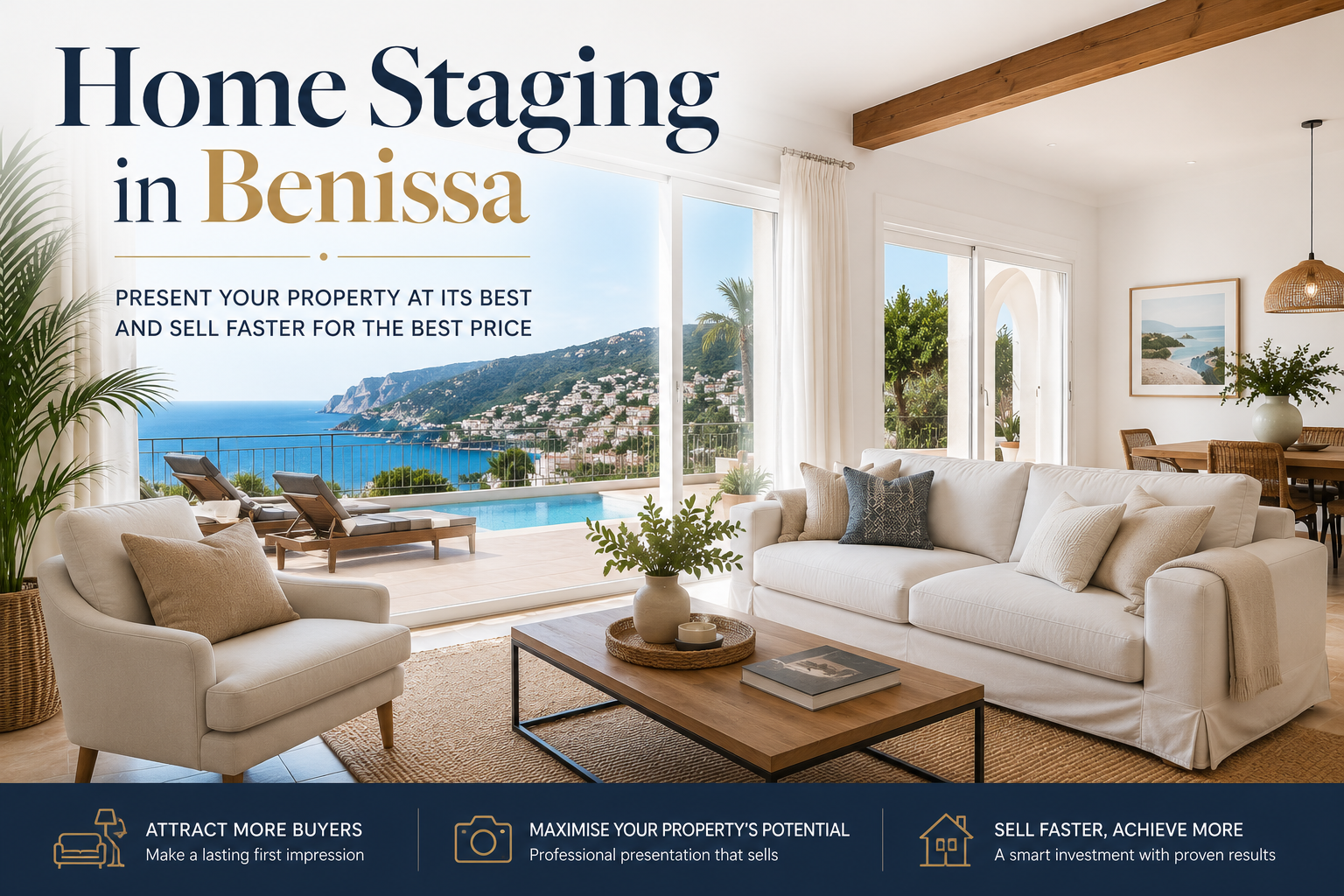 Home Staging in Benissa: How to Prepare Your Property for a Faster and More Profitable Sale