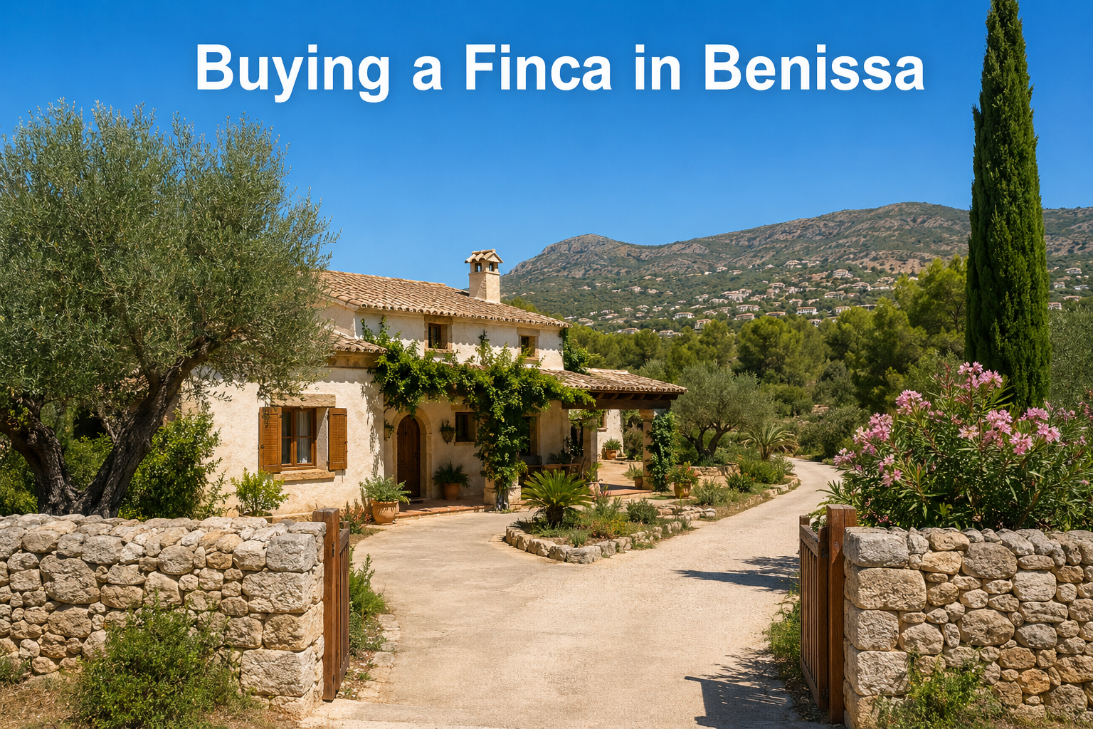 Kupno finca w Benissie: kompletny przewodnik dla kupujących